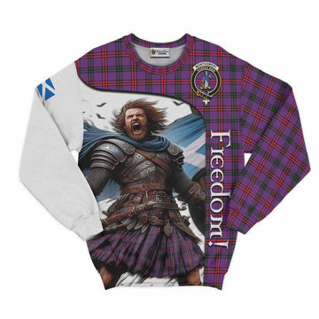 Tartan Vibes Clothing Montgomery Crest Tartan Sweatshirt Inspired by the Freedom of Scottish Warrior