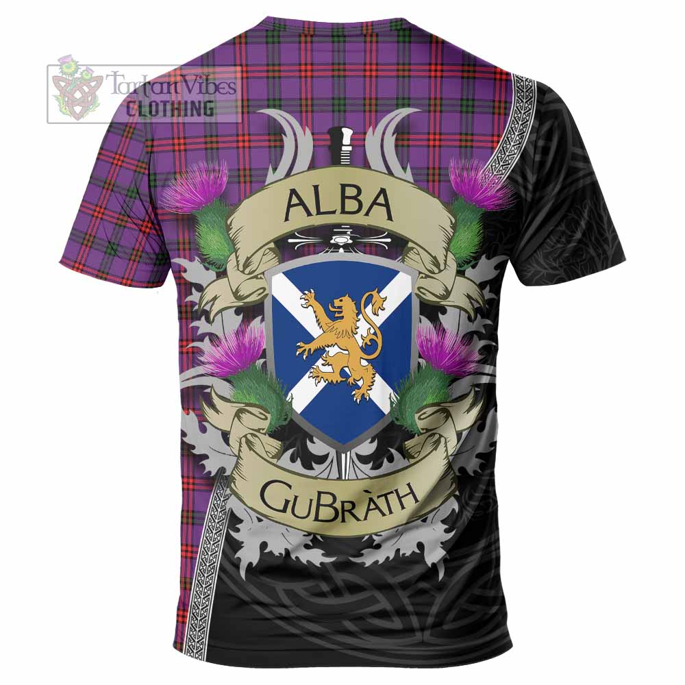 Tartan Vibes Clothing Montgomery Tartan Family Crest T-Shirt Lion Rampant Royal Thistle Shield Celtic Inspired