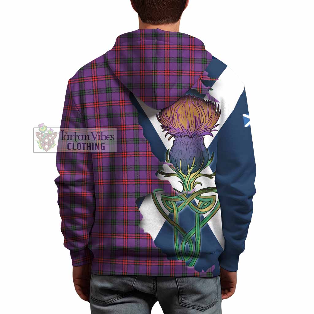 Tartan Vibes Clothing Montgomery Tartan Family Crest Hoodie Scottish Thistle Celtic Inspired
