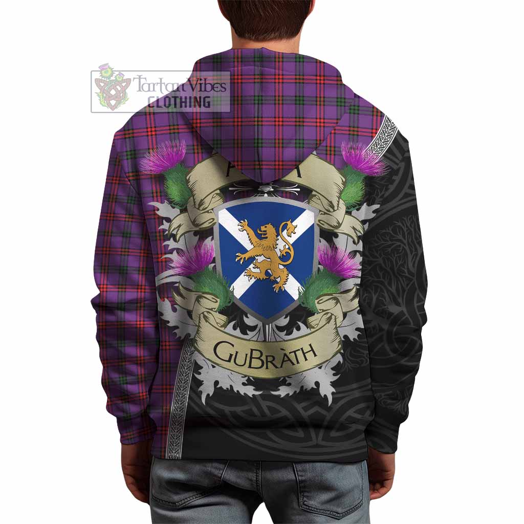 Tartan Vibes Clothing Montgomery Tartan Family Crest Hoodie Lion Rampant Royal Thistle Shield Celtic Inspired