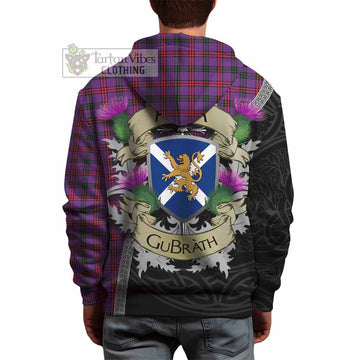 Tartan Vibes Clothing Montgomery Tartan Family Crest Hoodie Lion Rampant Royal Thistle Shield Celtic Inspired