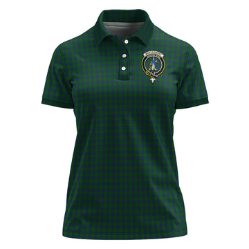 montgomery-tartan-polo-shirt-with-family-crest-for-women
