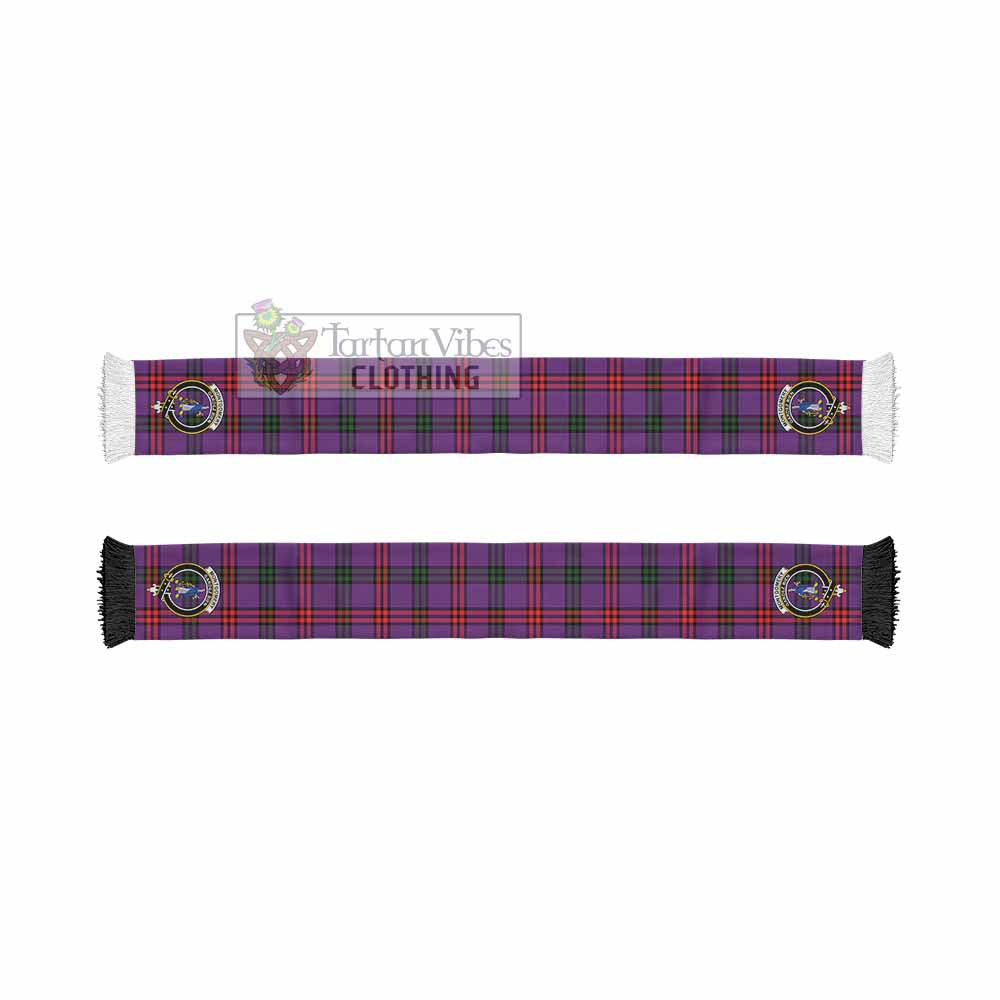 Tartan Vibes Clothing Montgomery Tartan Ruffneck Scarf with Family Crest