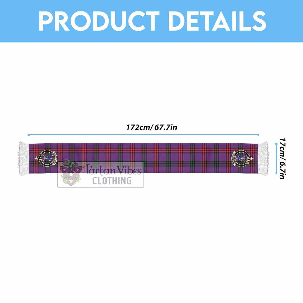 Tartan Vibes Clothing Montgomery Tartan Ruffneck Scarf with Family Crest