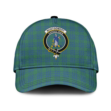 Montgomery Ancient Tartan Classic Cap with Family Crest