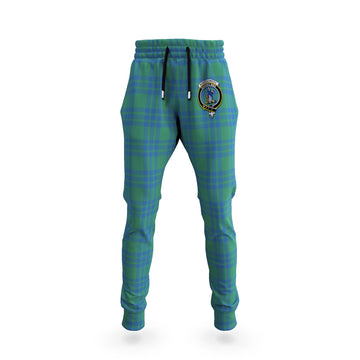 Montgomery Ancient Tartan Joggers Pants with Family Crest