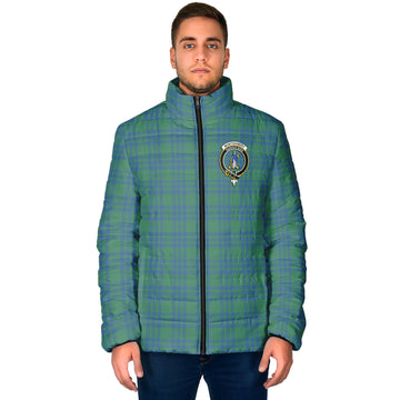 Montgomery Ancient Tartan Padded Jacket with Family Crest