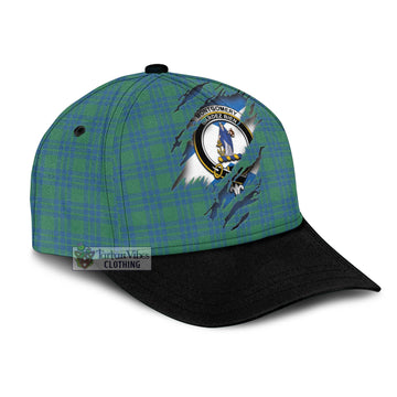 Montgomery Ancient Tartan Classic Cap with Family Crest In Me Style