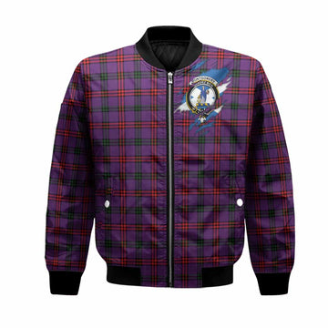 Montgomery Clan Crest In Me Tartan Bomber Jacket Scotland Flag Style
