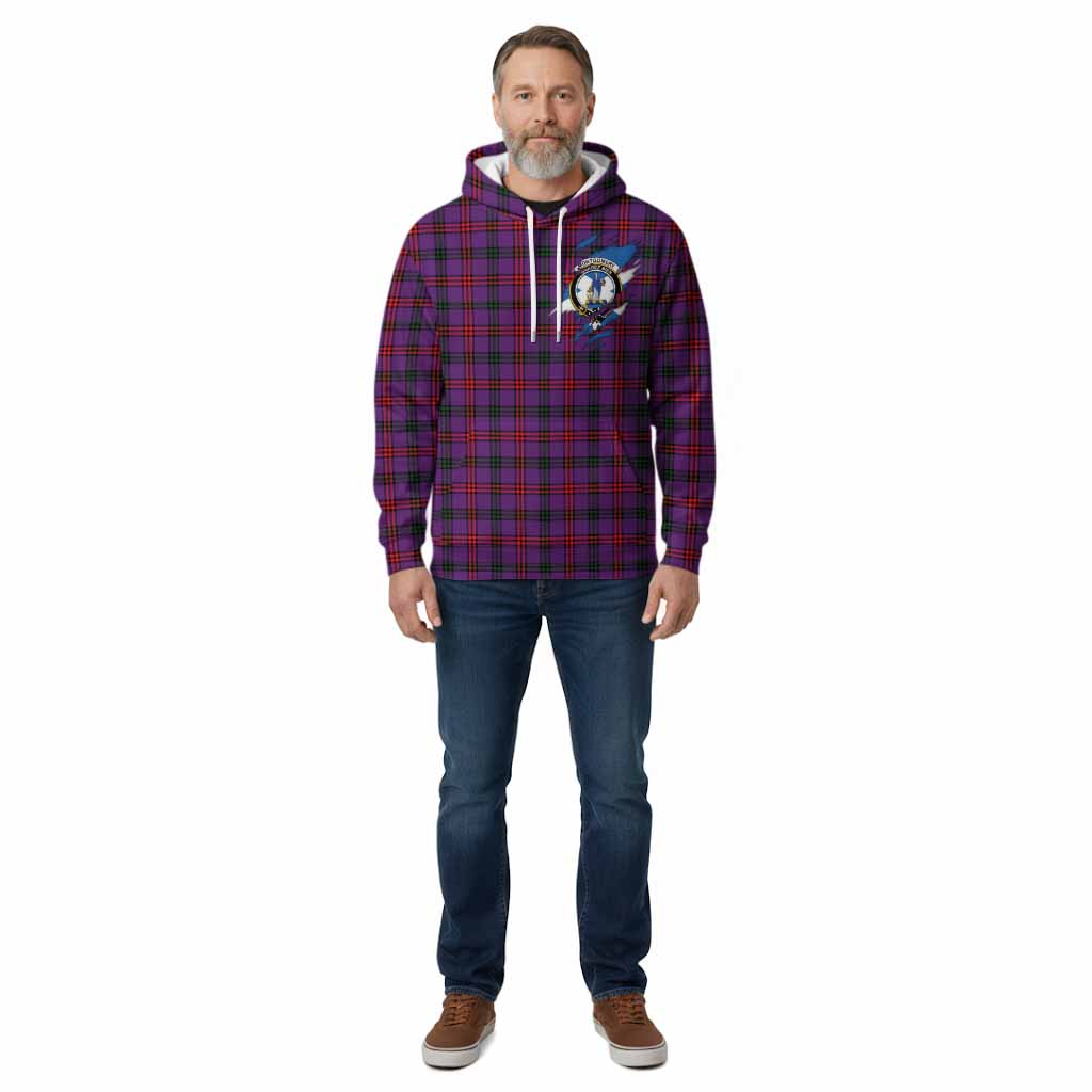 Montgomery Clan Crest In Me Tartan Cotton Hoodie Scotland Flag Style