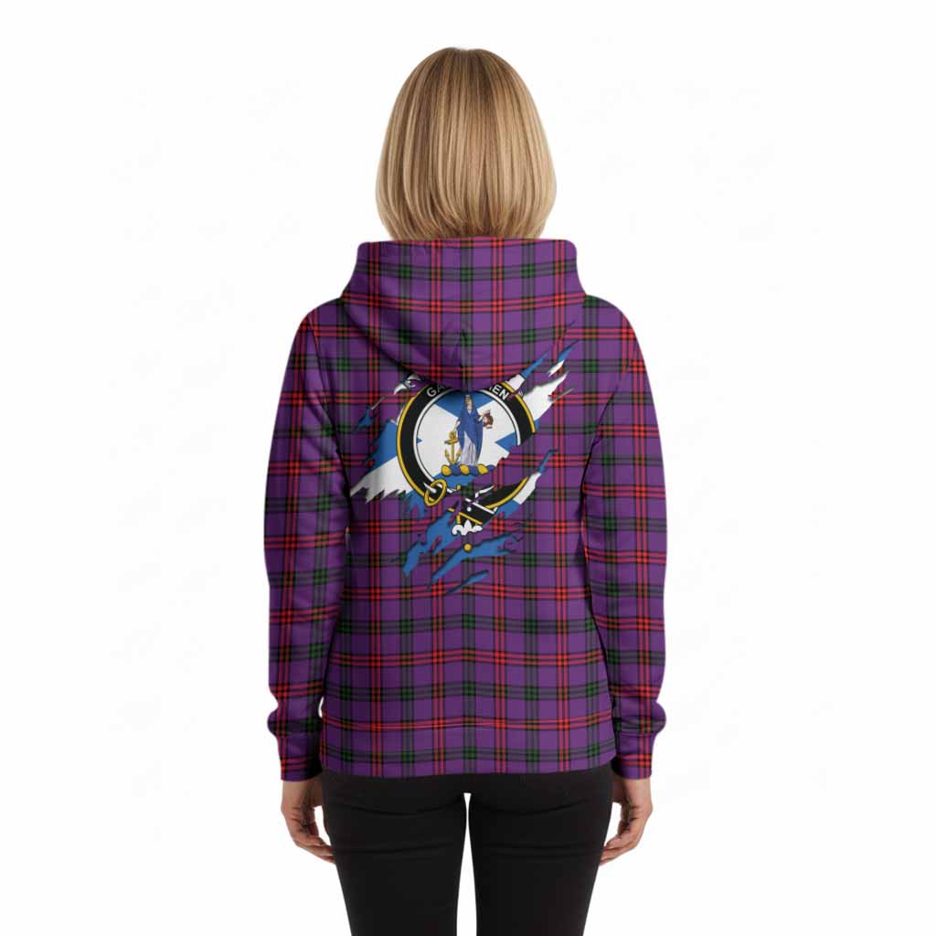 Montgomery Clan Crest In Me Tartan Hoodie Scotland Flag Style