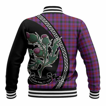 Montgomery Family Crest Tartan Baseball Jacket Alba Thistle Inspired