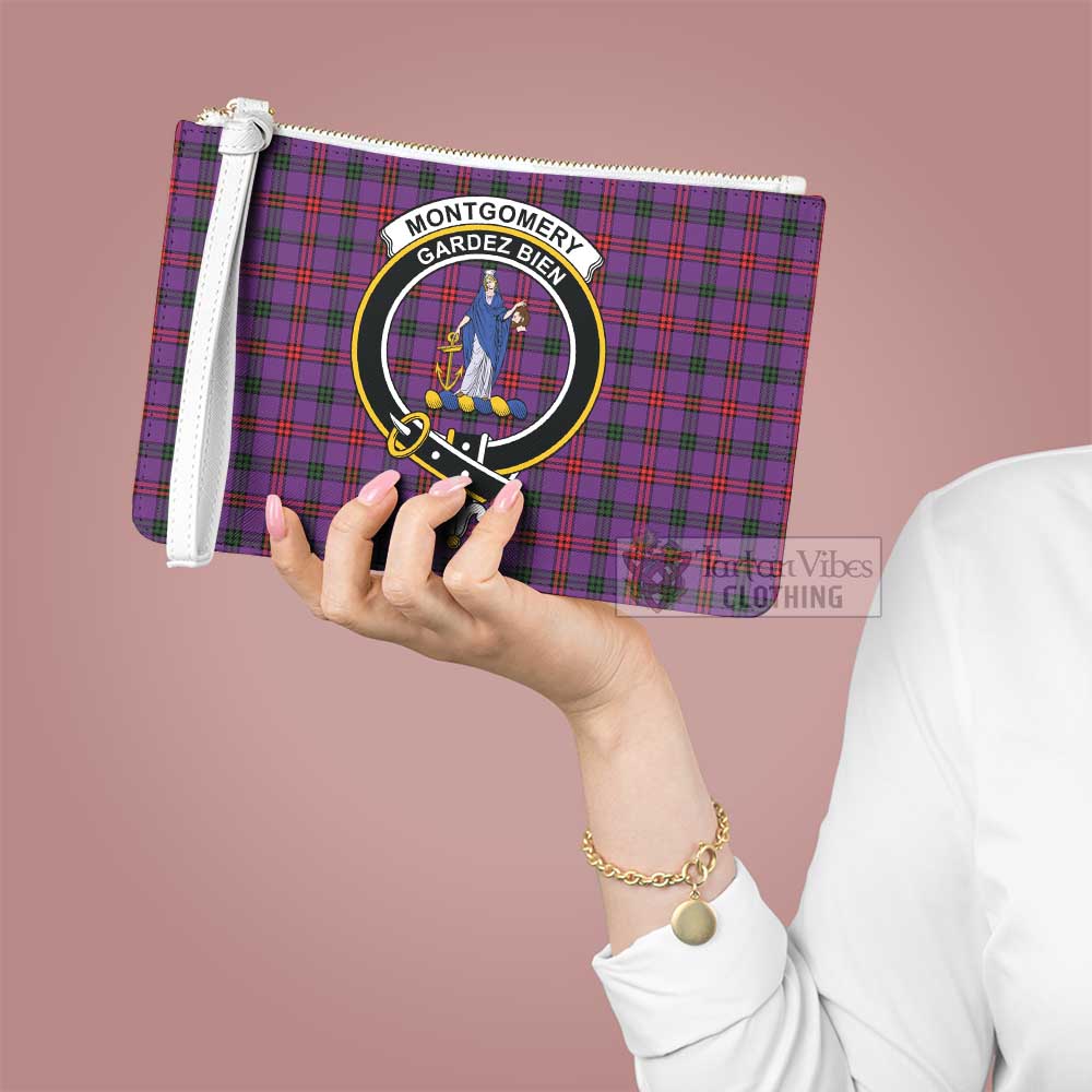 Tartan Vibes Clothing Montgomery Family Crest Tartan Clutch Bag
