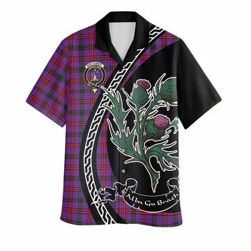 Montgomery Family Crest Tartan Hawaiian Shirt Alba Thistle Inspired - Tartan Vibes Clothing