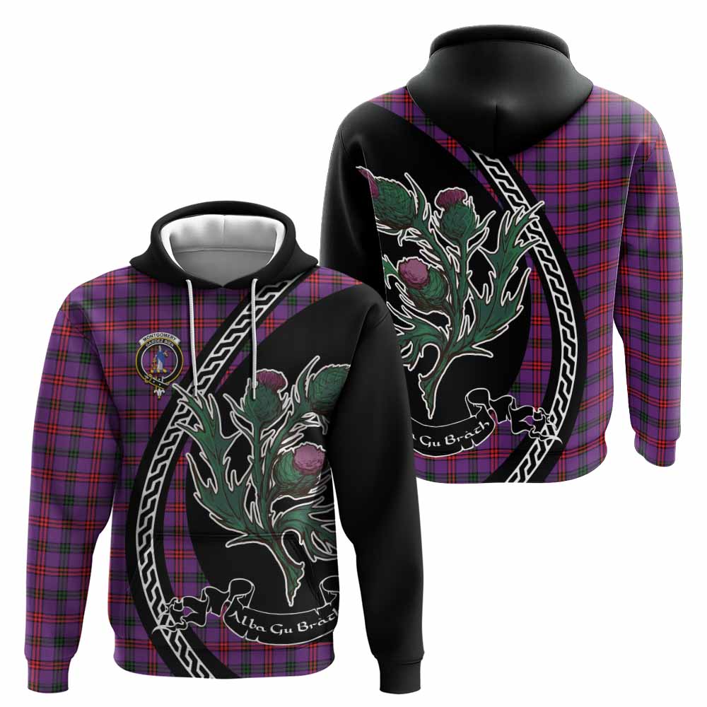 Montgomery Family Crest Tartan Hoodie Alba Thistle Inspired - Tartan Vibes Clothing