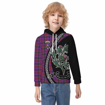 Montgomery Family Crest Tartan Kid Hoodie Alba Thistle Inspired - Tartan Vibes Clothing