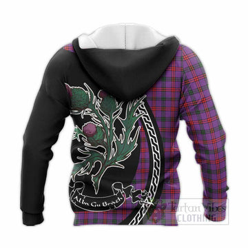 Montgomery Family Crest Tartan Knitted Hoodie Alba Thistle Inspired