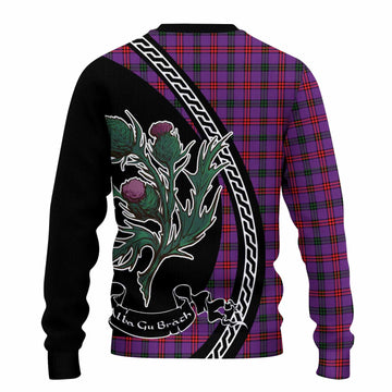 Montgomery Family Crest Tartan Knitted Sweater Alba Thistle Inspired - Tartan Vibes Clothing