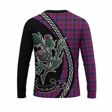 Montgomery Family Crest Tartan Long Sleeve T-Shirt Alba Thistle Inspired - Tartan Vibes Clothing