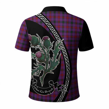 Montgomery Family Crest Tartan Polo Shirt Alba Thistle Inspired