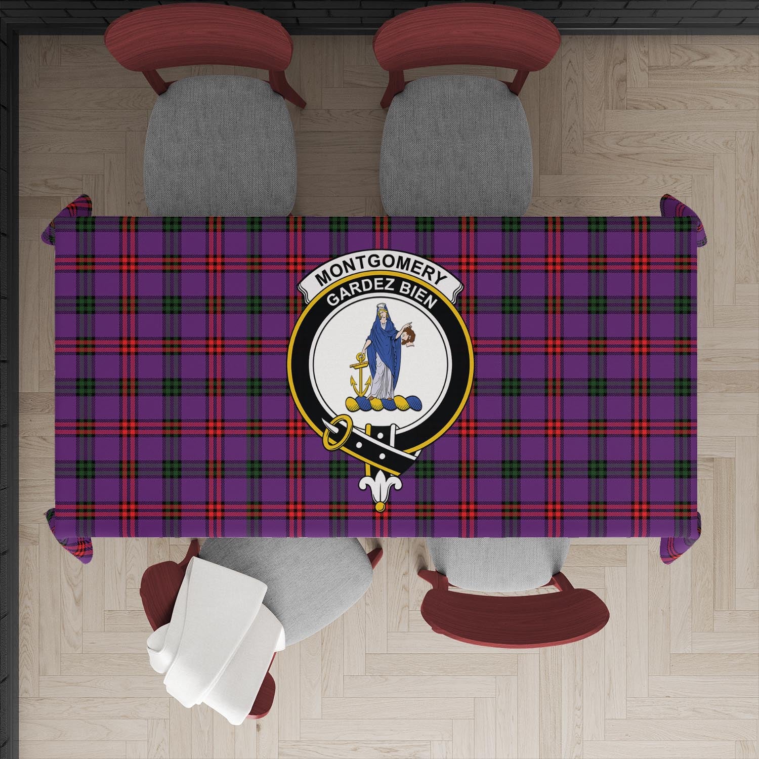 Fairlie Tartan Crest Tablecloth