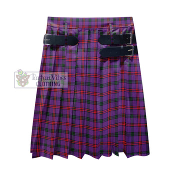 Montgomery Modern Tartan Men's Pleated Skirt - Fashion Casual Retro Scottish Kilt Style