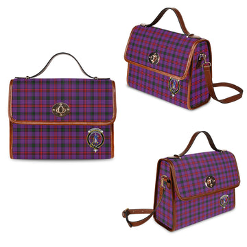 Montgomery Modern Tartan Waterproof Canvas Bag with Family Crest