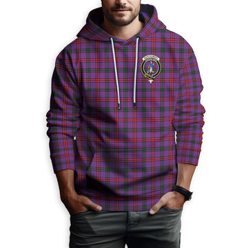Montgomery Tartan Hoodie with Family Crest