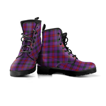 Montgomery Tartan Leather Boots