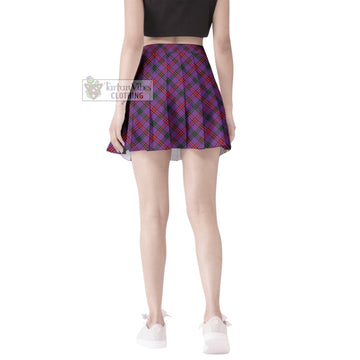 Montgomery Tartan Women's Plated Mini Skirt Cross Style