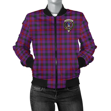 Montgomery Tartan Bomber Jacket with Family Crest