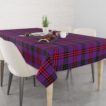 Montgomery Modern Tatan Tablecloth with Family Crest