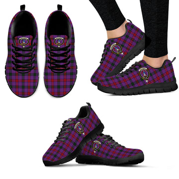 Montgomery Modern Tartan Sneakers with Family Crest