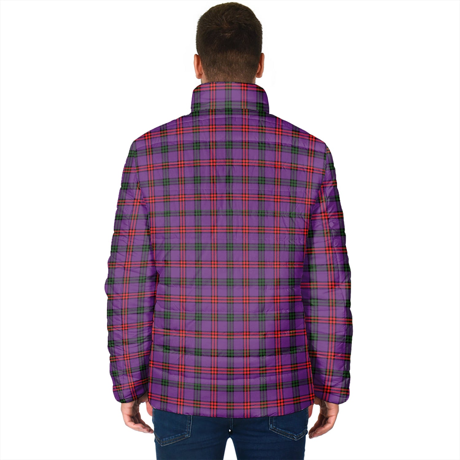 Montgomery Tartan Padded Jacket with Family Crest - Tartan Vibes Clothing