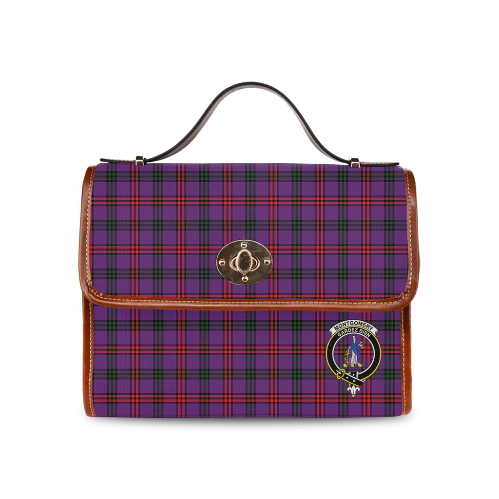 montgomery-modern-tartan-leather-strap-waterproof-canvas-bag-with-family-crest