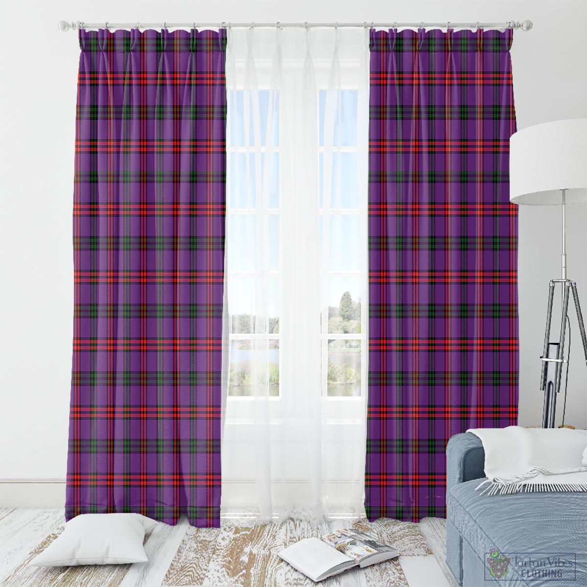 Montgomery Modern Tartan Window Curtain