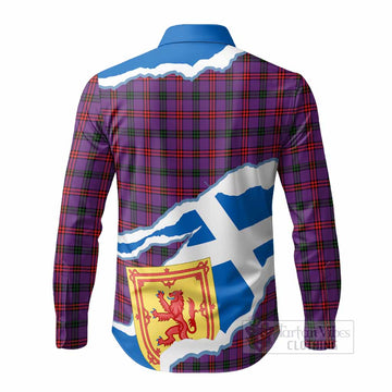 Montgomery Scotland Football Tartan Long Sleeve Button Shirts We'll Be Coming