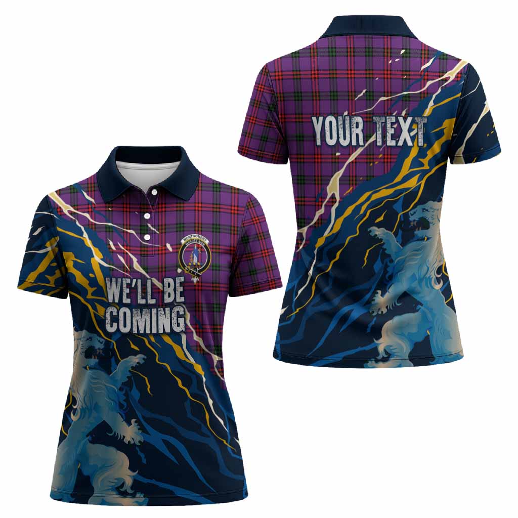 Montgomery Scotland Tartan Women Polo Shirt WC2026 Football - We'll Be Coming