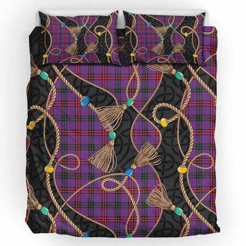 Montgomery Scottish Tartan Twisted Ropes Stylized Bedding Set