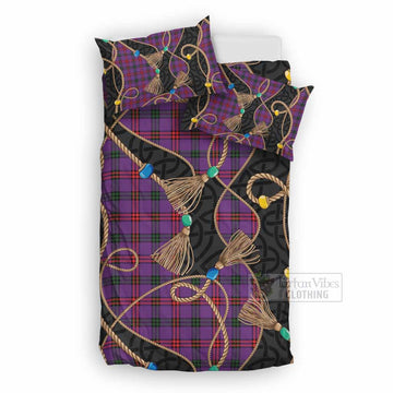 Montgomery Scottish Tartan Twisted Ropes Stylized Bedding Set