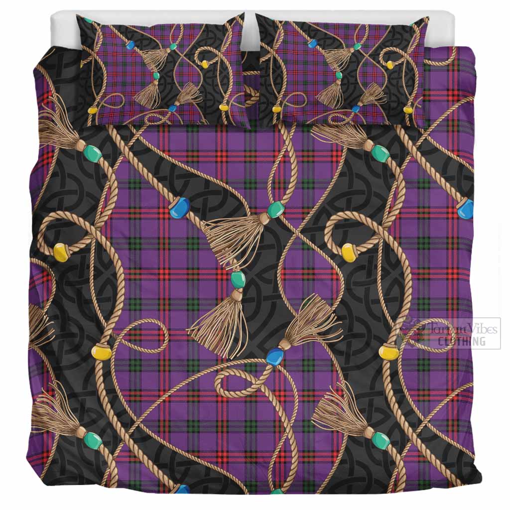 Montgomery Scottish Tartan Twisted Ropes Stylized Bedding Set UK Bedding Set UK Super King 104*94 inch - Tartan Vibes Clothing