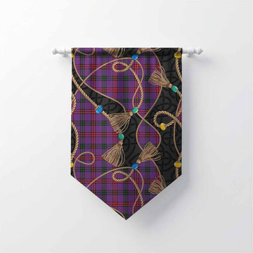 Montgomery Scottish Tartan Twisted Ropes Stylized Gonfalon