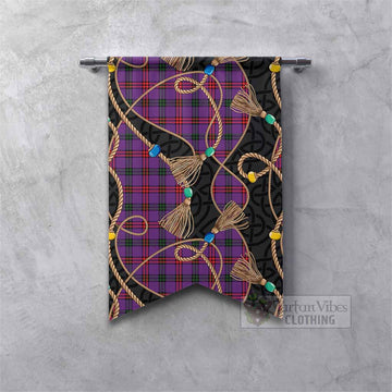 Montgomery Scottish Tartan Twisted Ropes Stylized Gonfalon