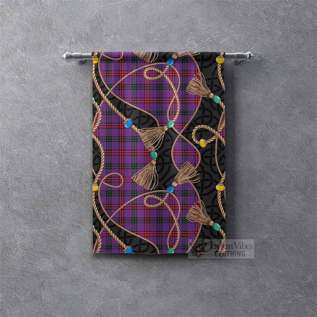Montgomery Scottish Tartan Twisted Ropes Stylized Gonfalon Rectangle - Tartan Vibes Clothing
