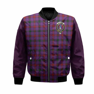 Montgomery Tartan Accent Bomber Jacket with Family Crest