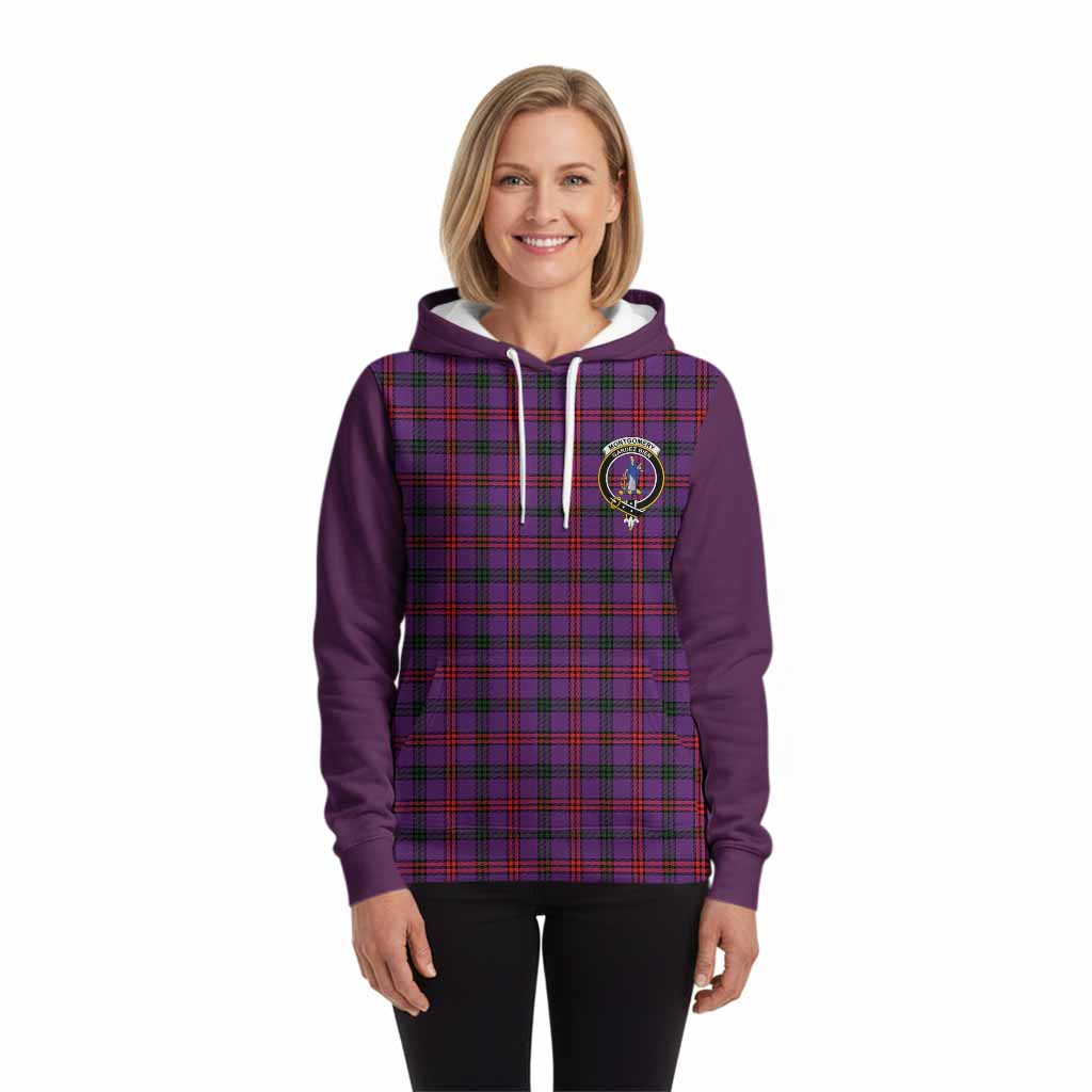 Montgomery Tartan Accent Hoodie with Family Crest