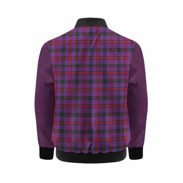 Montgomery Tartan Accent Kid Bomber Jacket with Family Crest