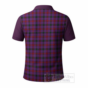 Montgomery Tartan Accent Polo Shirt with Family Crest