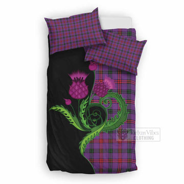 Montgomery Tartan Bedding Set Traditional Scottish Thistle UK Bedding Set UK Double 79*79 inch - Tartan Vibes Clothing
