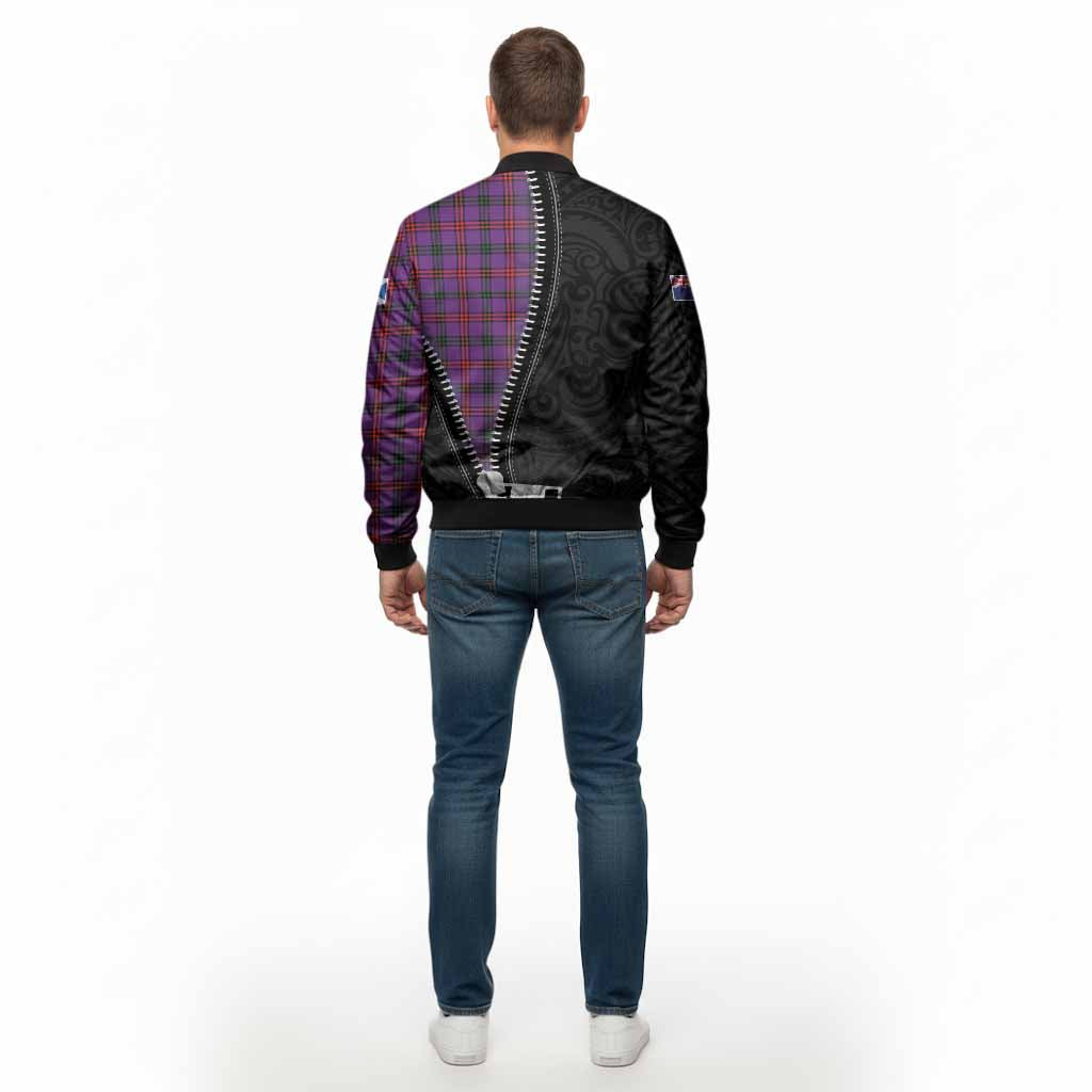 Montgomery Tartan Bomber Jacket New Zealand Pattern Unique Zipper Stylized